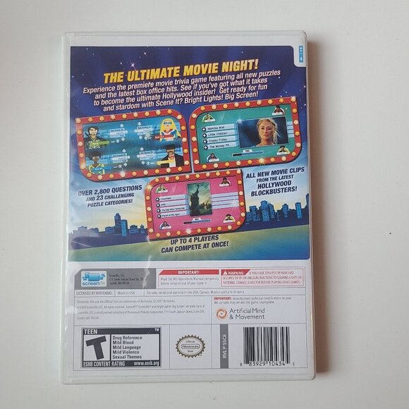 *4 for $30* Scene it? - Wii - Video Game - Picture 2 of 2